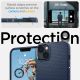 7. Spigen Liquid Air Case for iPhone 14 Plus - Blue