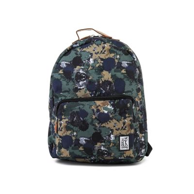 2. THE SOCIETY PACK XCLASSIC BACKPACK GREEN CAMO ALLOVER 181CPR702-74