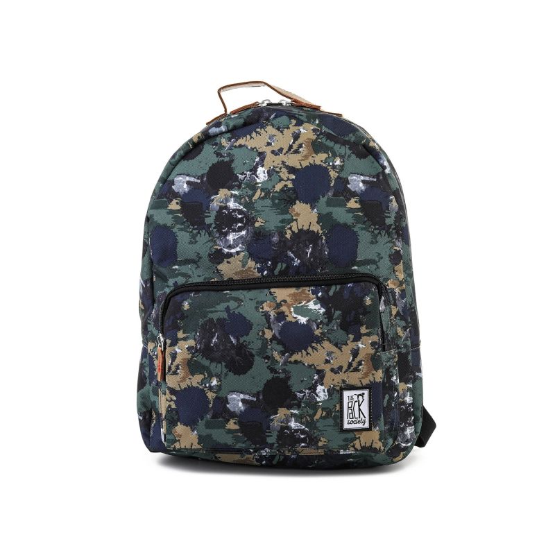 2. THE SOCIETY PACK XCLASSIC BACKPACK GREEN CAMO ALLOVER 181CPR702-74