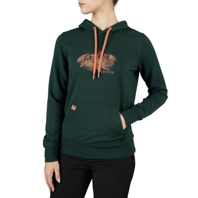 Women’s Bamboo Hoodie Viking Panaka Hoodie Bamboo Lady, green (730/25/8883/7300)