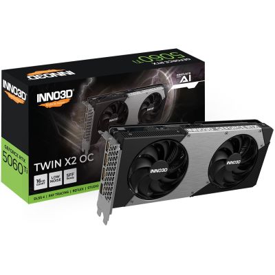 3. INNO3D GeForce RTX 5060 Ti TWIN X2 OC NVIDIA 16 GB GDDR7