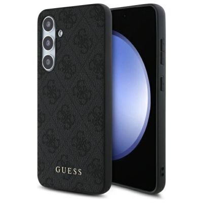 Guess GUHCS24FEG4GFGR S24 FE S721 gray/gray hardcase 4G Metal Gold Logo