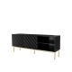 ABETO TV cabinet on a gold steel frame 150x42x60 black/gloss black