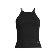 CASALL Built-In-Bra Halterneck Tank black