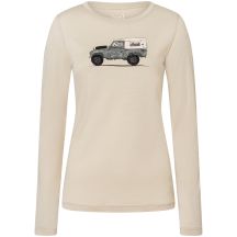 Women's SUPER.NATURAL W DOG EXCURSION LS Long-Sleeve Top Beige