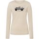 Women's SUPER.NATURAL W DOG EXCURSION LS Long-Sleeve Top Beige