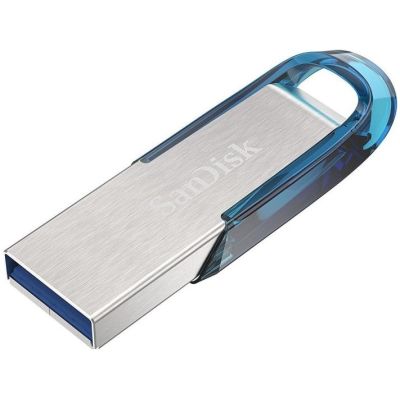 4. SANDISK USB 3.0 ULTRA FLAIR DRIVE 128GB BLUE 150MB/s