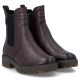 4. Women’s Leather Chelsea Ankle Boots, Insulated, Burgundy Rieker 75860-35
