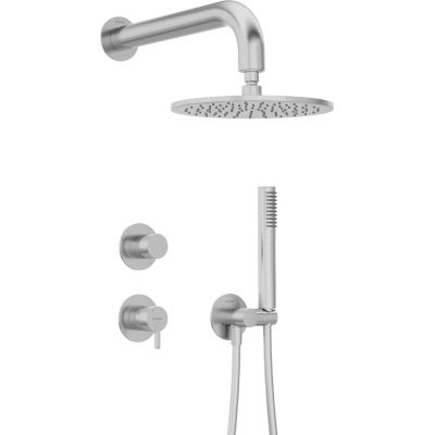 Concealed shower set with shower head