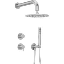 Concealed shower set with shower head