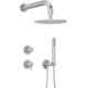 Concealed shower set with shower head