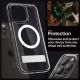 15. Spigen Ultra Hybrid S MagSafe Case with Stand for iPhone 15 Pro - Transparent