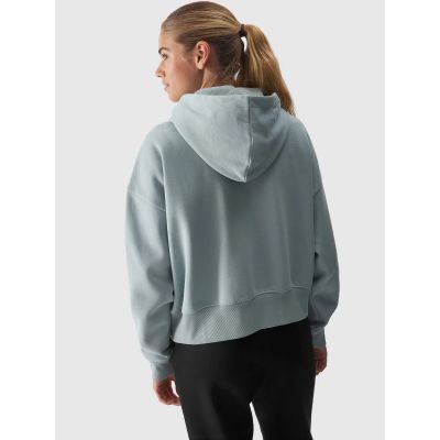 4. Women's zip-up hooded sweatshirt 4F 4FWAW24TSWSF1306-47S