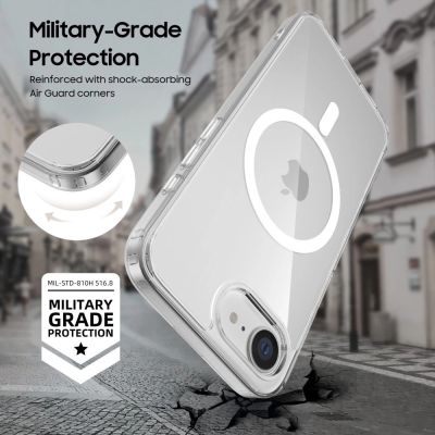 6. Tech-Protect FlexAir Hybrid MagSafe Case for iPhone 16e / 17e - Clear