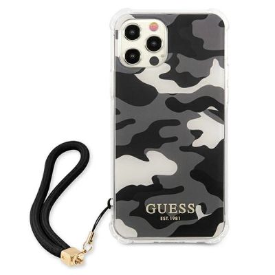 3. Guess GUHCP12MKSARBK iPhone 12/12 Pro 6.1" black/black hardcase Camo Collection