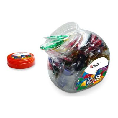 Emtec ECMMD16GC410JAR80 USB Flash Drive 16GB USB Type-A 2.0 Blue, Green, Purple, Red, Yellow