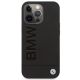 3. Etui BMW BMHMP14LSLLBK iPhone 14 Pro 6,1" czarny/black hardcase Signature Logo Imprint Magsafe