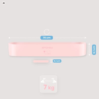 5. Spokey JUICY light resistance training band with anti-slip structure