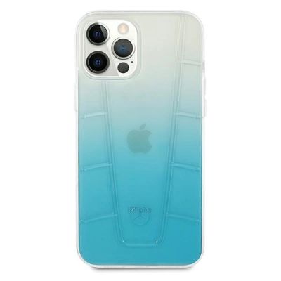 3. Mercedes Transparent Line Case for iPhone 12 / iPhone 12 Pro - Blue