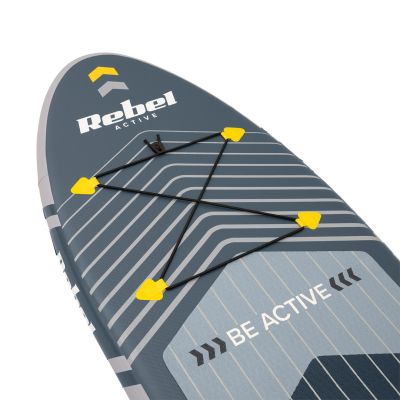 17. SUP board REBEL ACTIVE inflatable 244x76x10, set