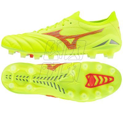 5. Mizuno Morelia Neo VI Beta Japan Mix MD M football shoes P1GA244045