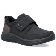 Rieker B1854-00 men's comfortable black Velcro shoes