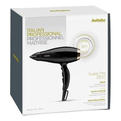 2. Babyliss 6714E Hair Dryer (2300W; black)