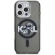 3. Karl Lagerfeld IML Glitter Karl & Choupette Sketch Logo MagSafe Case for iPhone 16 Pro Max - Black