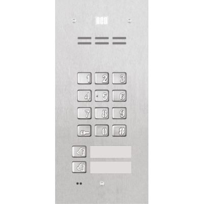 ACO FAM-P-2NPZSACC 2-family plaster panel, key-fob reader, code lock