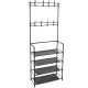 14. EXCELLENT HOUSEWARE SINGLE CLOTHES HANGER AND 4 SHELVES