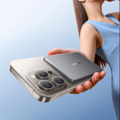 10. Powerbank Joyroom JR-PBM08 5000mAh 20W ultra-thin with inductive charging - gray