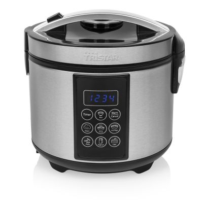 10. Tristar RK-6132 Multifunctional Electric Pot 1.5L 500W Black, Stainless Steel