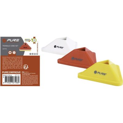 21. CONES, CONES, TRAINING MARKERS 20 PCS PURE 2 IMPROVE