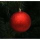 29. DECORATIVE PLASTIC BAUBLE SAFE 9 PCS DIA 60MM RED