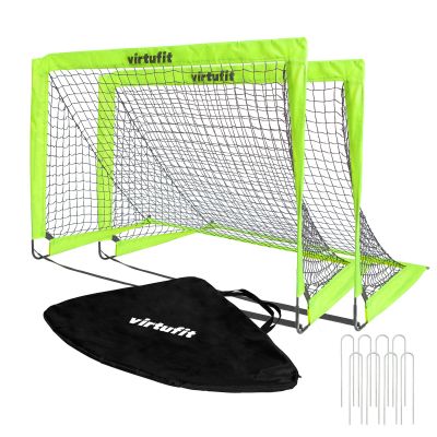5. VIRTUFIT FOLDABLE SOCCER GOAL SET - SOCCER GOALS - 120 X 90 CM