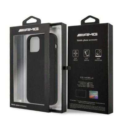 8. AMG Silicone Big Logo case for iPhone 12 Pro Max - black