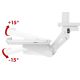 6. Maclean Under-Desk Keyboard Holder, Adjustable, Max. 5kg, White, MC-156 W