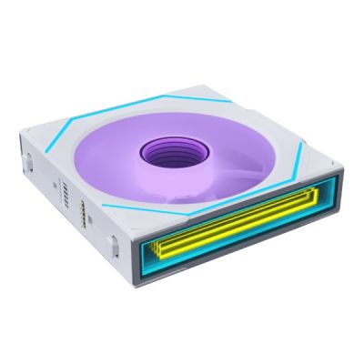 2. Lian Li Uni Fan 14RSLIN1W1W Computer Case Fan 14cm White 1 pc.