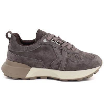 2. Brown leather platform sneakers Kobbo FIO27-67048