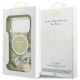 8. Guess IML Glitter Flowers Triangle MagSafe Case for iPhone 17 Pro Max - Green