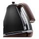 10. DeLonghi Icona Vintage KBOV 2001.BK Electric Kettle (2000W 1.7l; black)