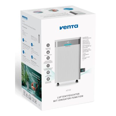 3. Venta AD100 4.5 l 41 dB 330 W White
