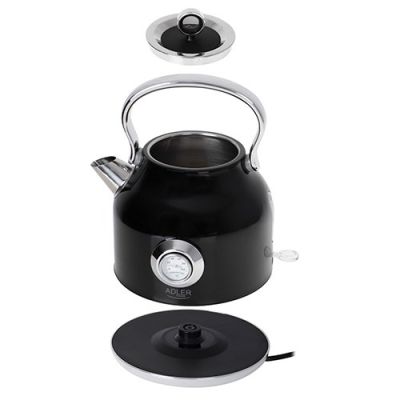 4. Electric kettle ADLER AD 1346b black