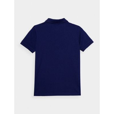 2. Boy's 100% cotton plain polo shirt 4F