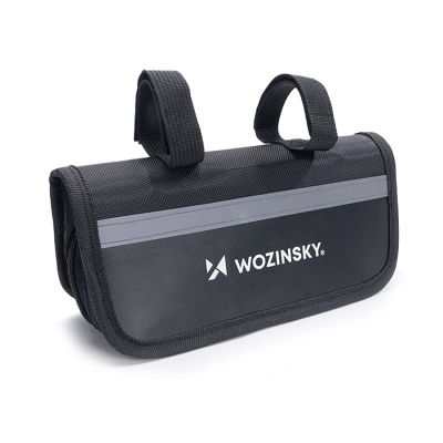 Wozinsky WMZ-01N tool kit, 16-in-1 bicycle multitool, pump, wrenches, inner tube kit - black