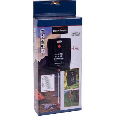 15. SOLAR SHOWER CAMPING TOURIST 15L REDCLIFFS