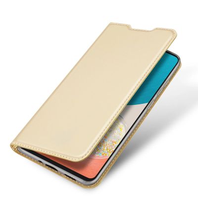 4. Dux Ducis Skin Pro Holster Cover Flip Cover for Samsung Galaxy A73 gold