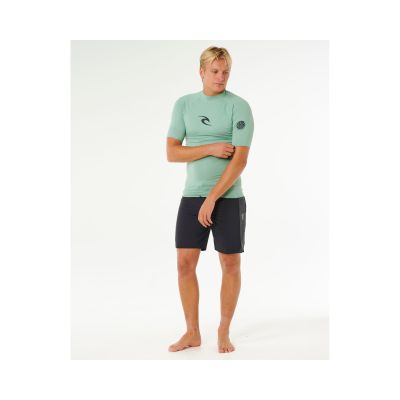 4. Men's Lycra RIP CURL Waves Upf Perf S/S green