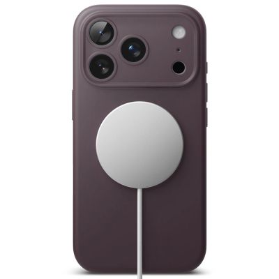 4. Ringke Silicone MagSafe case for iPhone 18 Pro - dark cherry