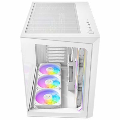 6. Antec Gamer C5 ARGB White Midi Tower Case White Retail
